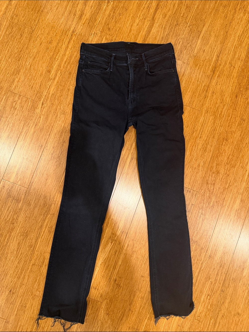 Mother Slim Black/blue Jeans
